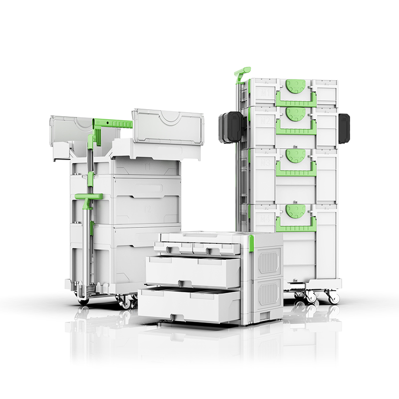 Boîte à outils électrique en plastique modulaire YW-A