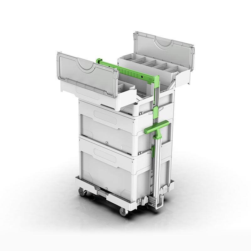 Boîte à outils électrique en plastique modulaire YW-A Boîte à outils électrique en plastique modulaire YW-A