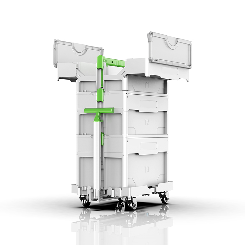 Boîte à outils électrique en plastique modulaire YW-A Boîte à outils électrique en plastique modulaire YW-A