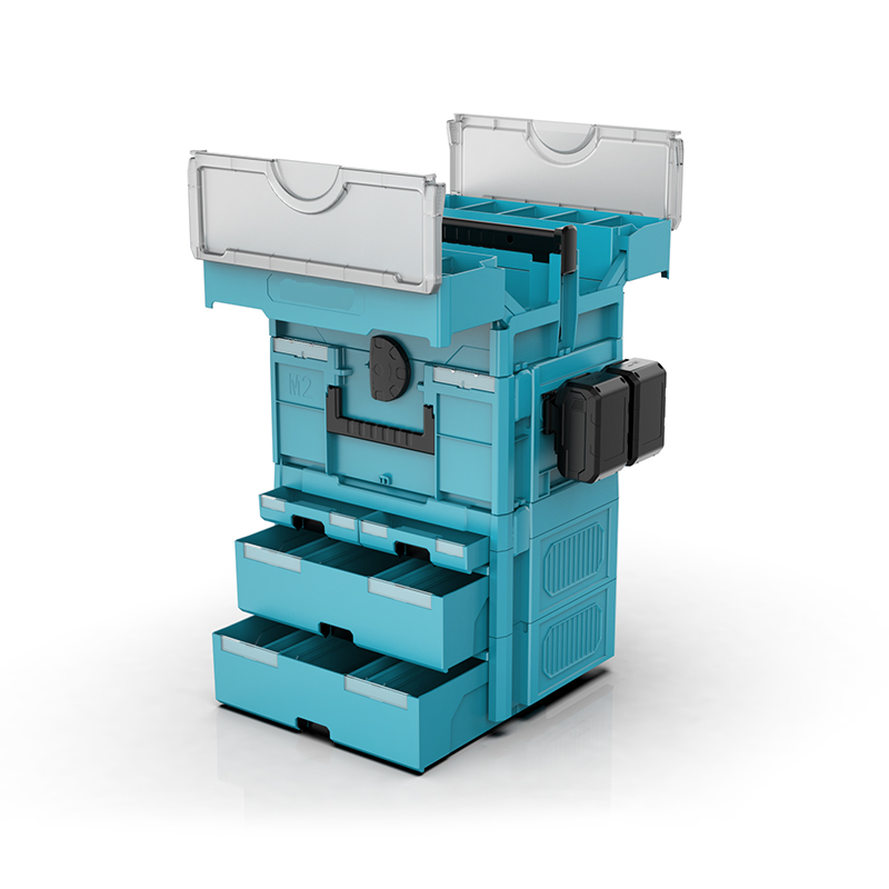 Boîte à outils électrique en plastique modulaire YW-A Boîte à outils électrique en plastique modulaire YW-A